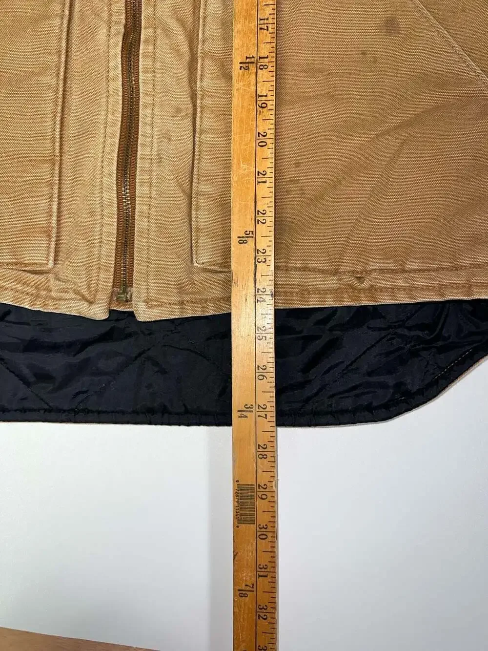 Vintage Carhartt Duck Canvas Quilt Lined Vest Carhartt Brown  Large Regular 0234